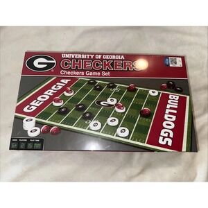 University Of Georgia Bulldogs Football Checkers Board Game Brand New Sealed UGA